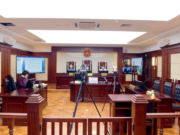 我院首例互联网审判案件成功开槌 跨国取证...