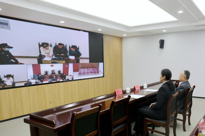 2025年3月19日，全国人大代表姜卫东通过日照市“人大代表履职通——直通法院”平台云旁听一起财产损害赔偿纠纷案3